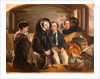Second Class - The Parting. 'Thus part we rich in sorrow, parting poor.' Third Class - The Parting, Railway journey, travel by train, by Abraham Solomon