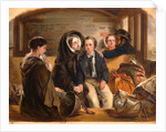 Second Class - The Parting. 'Thus part we rich in sorrow, parting poor.' Third Class - The Parting, Railway journey, travel by train, by Abraham Solomon