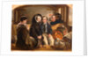 Second Class - The Parting. 'Thus part we rich in sorrow, parting poor.' Third Class - The Parting, Railway journey, travel by train, by Abraham Solomon