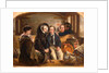 Second Class - The Parting. 'Thus part we rich in sorrow, parting poor.' Third Class - The Parting, Railway journey, travel by train, by Abraham Solomon