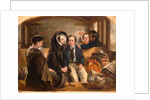 Second Class - The Parting. 'Thus part we rich in sorrow, parting poor.' Third Class - The Parting, Railway journey, travel by train, by Abraham Solomon
