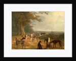 Nine Greyhounds in a Landscape by Jacques-Laurent Agasse