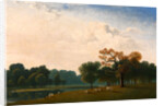 Kensington Gardens London A view of the serpentine by John Martin
