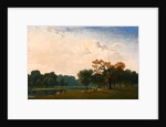 Kensington Gardens London A view of the serpentine by John Martin