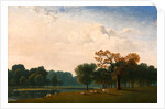 Kensington Gardens London A view of the serpentine by John Martin