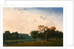 Kensington Gardens London A view of the serpentine by John Martin