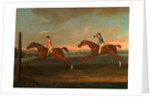 The Match between Aaron and Driver at Maidenhead, Aug. 1754: Aaron winning the Second Heat, c. 1754 by Richard Roper