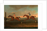 The Match between Aaron and Driver at Maidenhead, Aug. 1754: Aaron winning the Second Heat, c. 1754 by Richard Roper