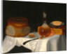 Still Life of Bread, Butter and Cheese by George Smith