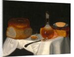 Still Life of Bread, Butter and Cheese by George Smith