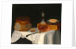 Still Life of Bread, Butter and Cheese by George Smith