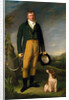 Portrait of a Man An Unknown Man with his Dog A Gentleman with his Dog by William Owen