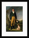 Portrait of a Man An Unknown Man with his Dog A Gentleman with his Dog by William Owen