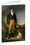 Portrait of a Man An Unknown Man with his Dog A Gentleman with his Dog by William Owen