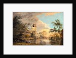 An Unfinished View of the West Gate, Canterbury, Kent by Paul Sandby