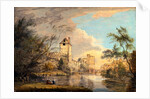 An Unfinished View of the West Gate, Canterbury, Kent by Paul Sandby