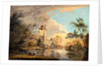 An Unfinished View of the West Gate, Canterbury, Kent by Paul Sandby