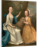 Young Women with a Lamb by Thomas Hudson