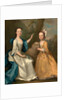Young Women with a Lamb by Thomas Hudson