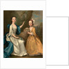 Young Women with a Lamb by Thomas Hudson