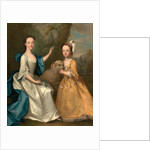 Young Women with a Lamb by Thomas Hudson