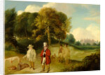 J.M.W. Turner and Walter Fawkes at Farnley Hall by R. Wildman