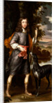 Portrait of a Boy A Boy with a Spear and a Hound by Willem Wissing