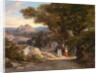 Between Olavano L'Civitella by Edward Lear