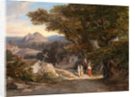 Between Olavano L'Civitella by Edward Lear