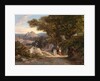 Between Olavano L'Civitella by Edward Lear