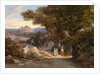 Between Olavano L'Civitella by Edward Lear