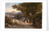 Between Olavano L'Civitella by Edward Lear