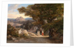 Between Olavano L'Civitella by Edward Lear