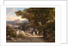 Between Olavano L'Civitella by Edward Lear
