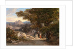 Between Olavano L'Civitella by Edward Lear