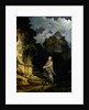 Visitor to a Moonlit Churchyard A Philosopher in a Moonlit Churchyard by Philippe-Jacques de Loutherbourg