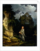 Visitor to a Moonlit Churchyard A Philosopher in a Moonlit Churchyard by Philippe-Jacques de Loutherbourg