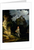 Visitor to a Moonlit Churchyard A Philosopher in a Moonlit Churchyard by Philippe-Jacques de Loutherbourg