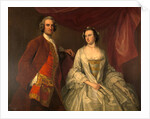 A Man and a Woman, Possibly of the Missing Family, of Little Park House, Wickham, Hampshire by George Knapton