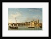 London, the Building of Westminster Bridge by Samuel Scott