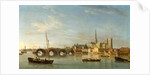 London, the Building of Westminster Bridge by Samuel Scott