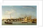 London, the Building of Westminster Bridge by Samuel Scott