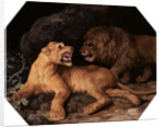 Lion and Lioness by George Stubbs