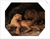 Lion and Lioness by George Stubbs