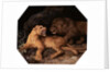 Lion and Lioness by George Stubbs
