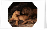 Lion and Lioness by George Stubbs