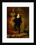 Master Betty as Hamlet, before a bust of Shakespeare by James Northcote
