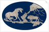 1 Wedgwood Horse Frightened by a Lion (Episode A) by Josiah Wedgwood