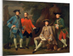 James Grant of Grant, John Mytton, the Hon. Thomas Robinson, and Thomas Wynne by Nathaniel Dance-Holland