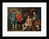James Grant of Grant, John Mytton, the Hon. Thomas Robinson, and Thomas Wynne by Nathaniel Dance-Holland